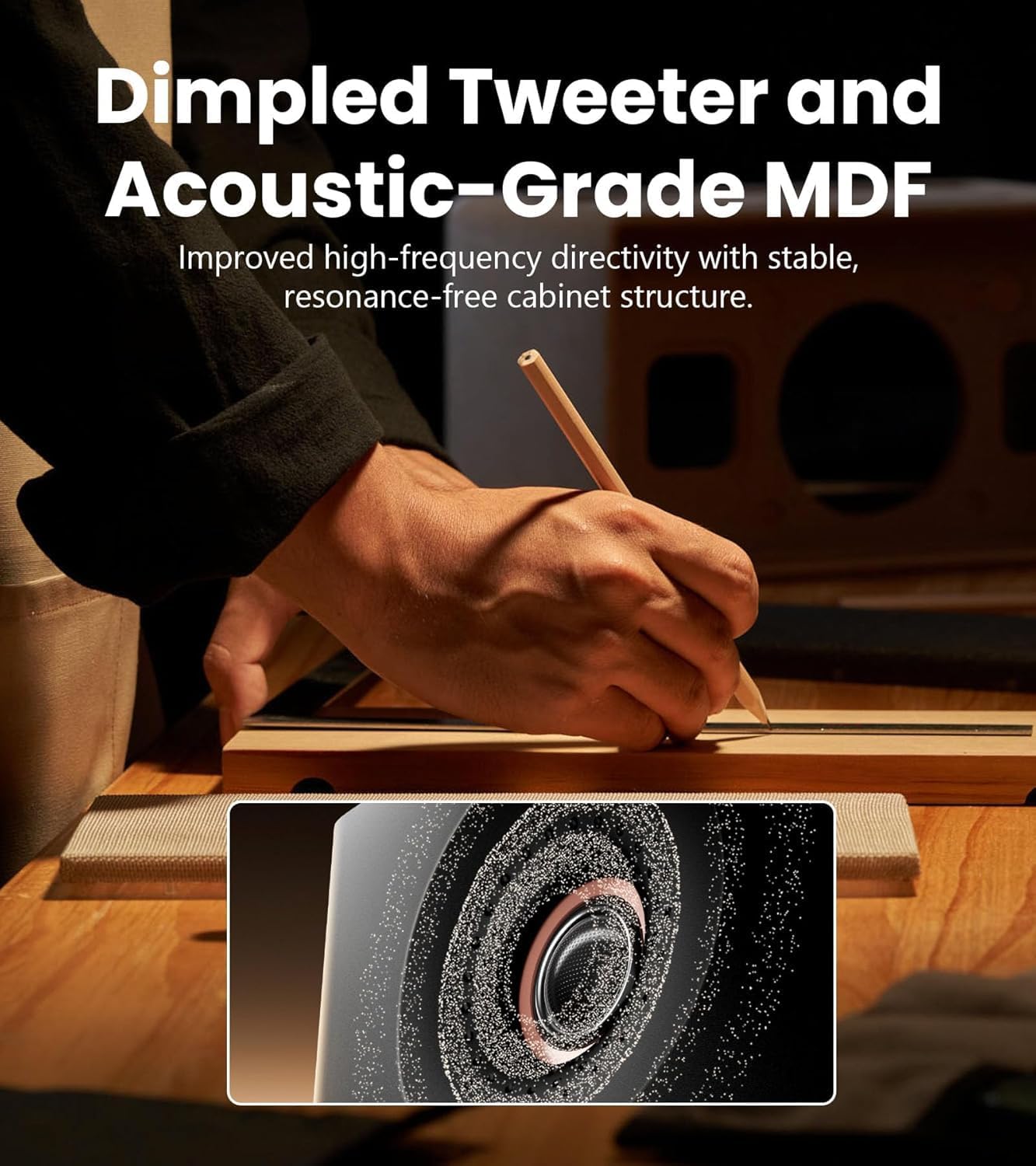 Edifier MR5 Tri-amped Powered Studio Monitor Speakers