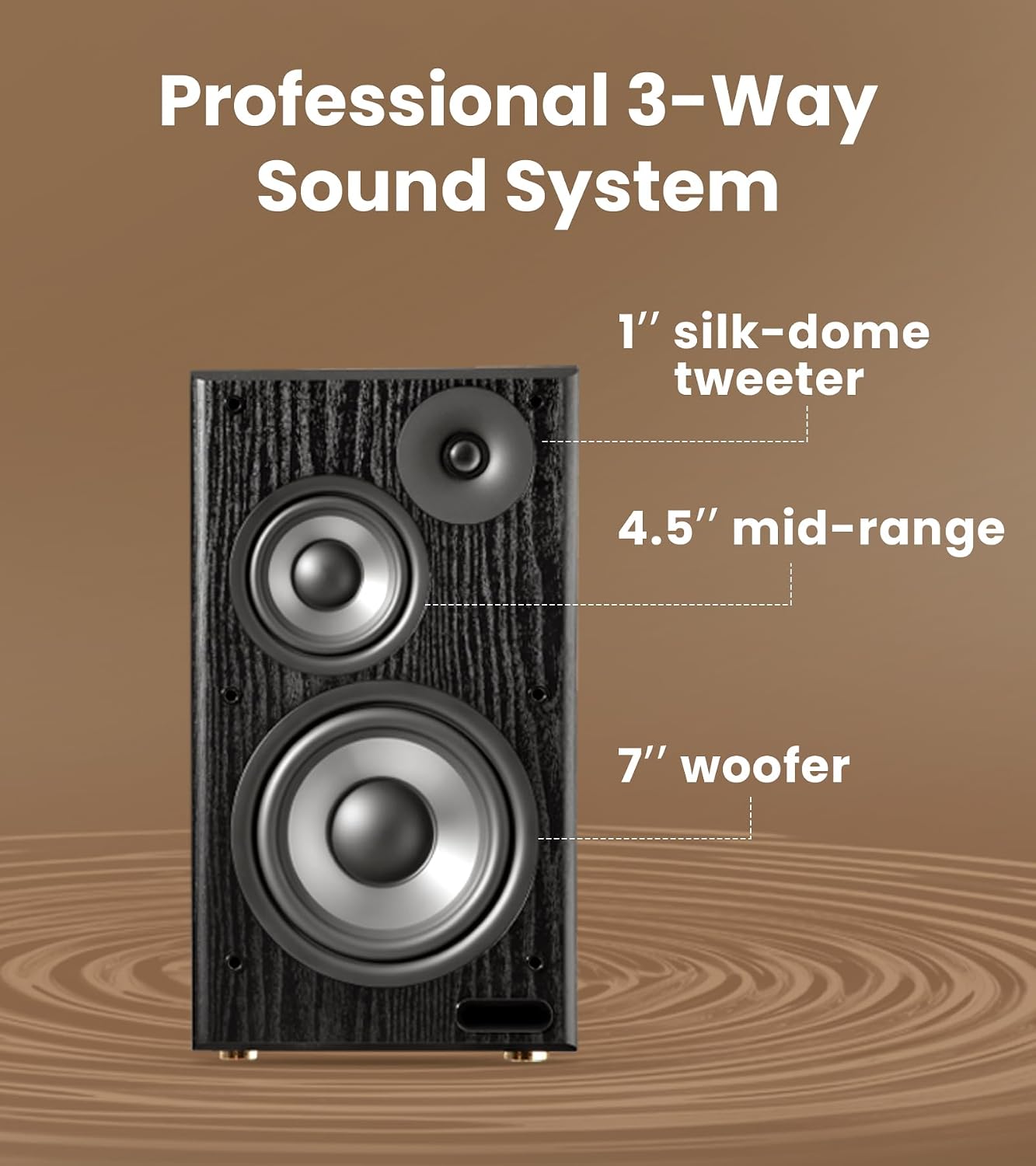 Edifier R2750DB MKII 144W 3-Way Powered Bookshelf Speakers