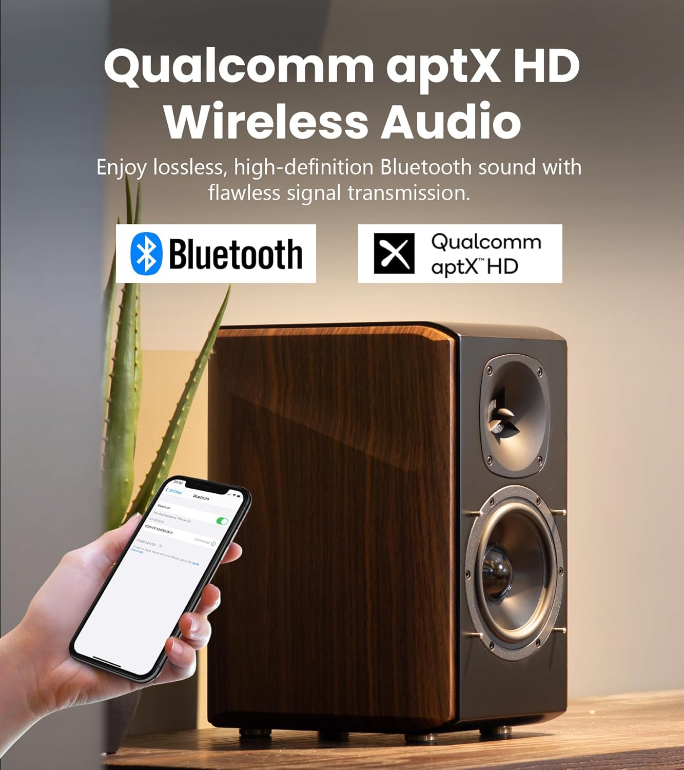 Edifier S2000MKIII Hi-Res Audio Active 2.0 Bluetooth Bookshelf Speaker