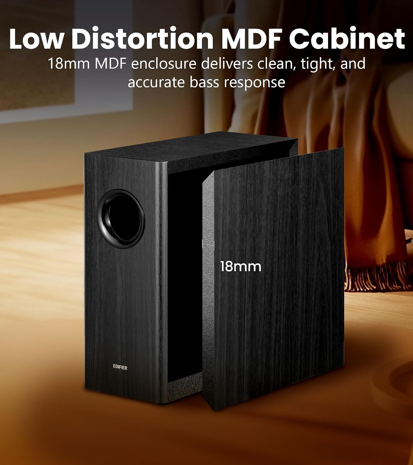 Edifier T5s 70W RMS & 8 Inch Powered Active Subwoofer