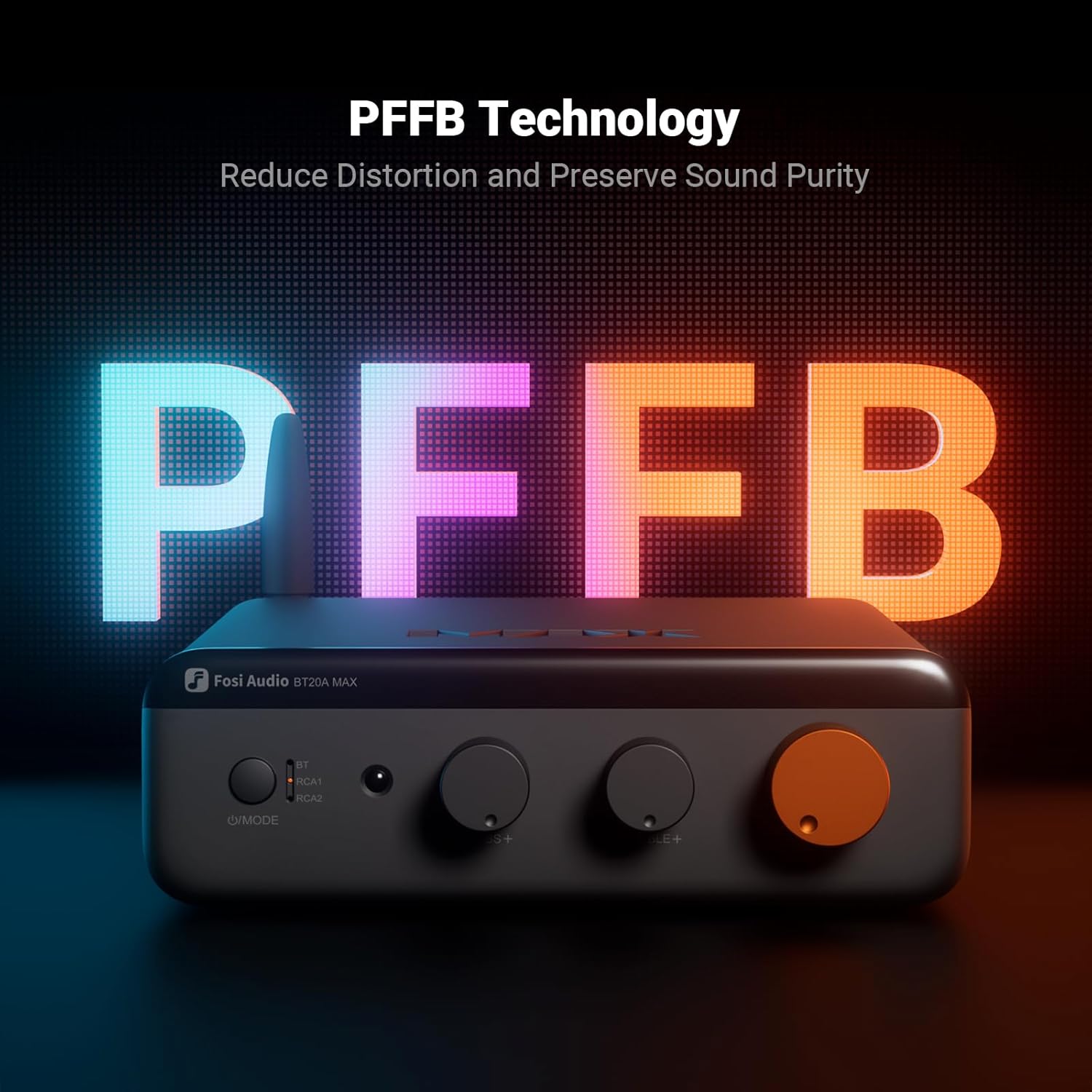 Fosi Audio BT20A MAX Bluetooth Power Amplifier 300W × 2