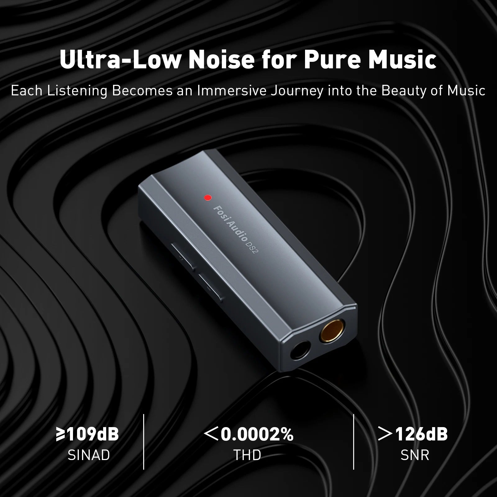 Fosi Audio DS2 2024 Portable Hi-Res DAC & Amp - The Audio Store