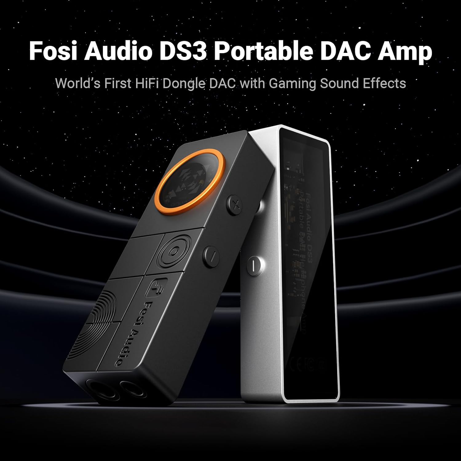 Fosi Audio DS3 Hi-Res Portable DAC & Amp with XMOS & 7.1 Audio