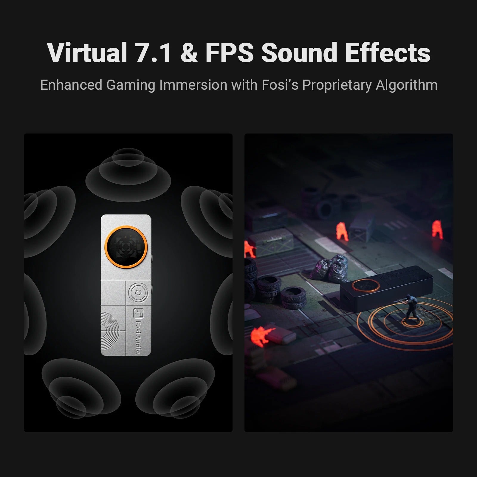 Fosi Audio DS3 Portable Hi-Res DAC & Amp