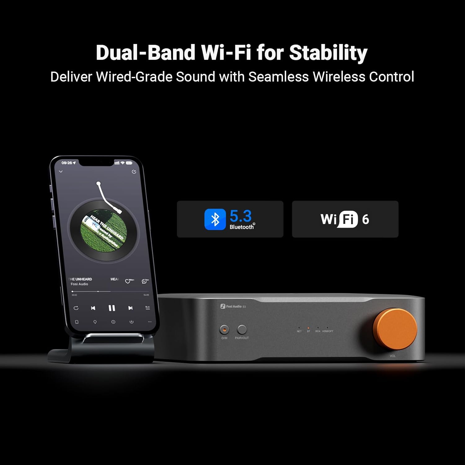 Fosi Audio S3 Balanced HiFi Streamer / DAC / Preamp