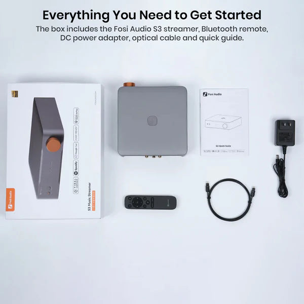 Fosi Audio S3 Balanced HiFi Streamer / DAC / Preamp