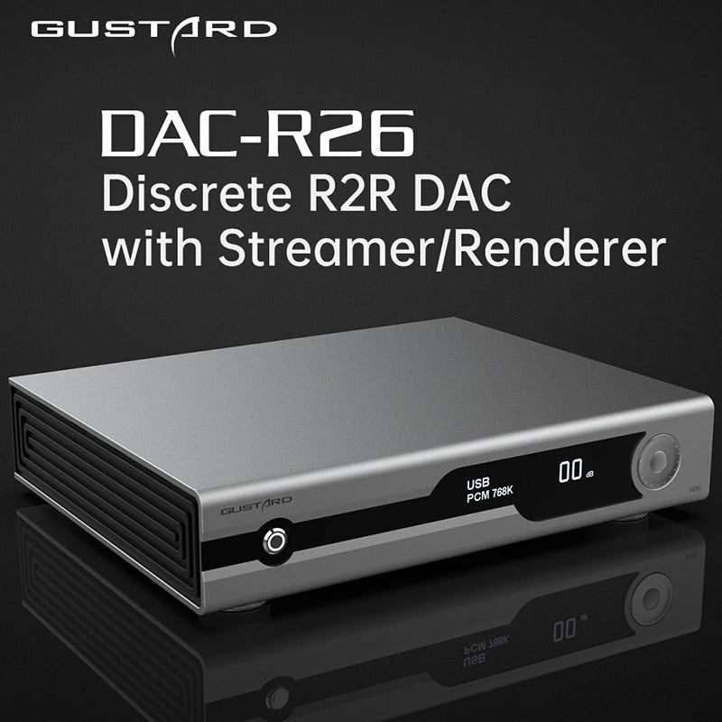 Gustard R26 Discrete R2R DAC & Streamer - The Audio Store