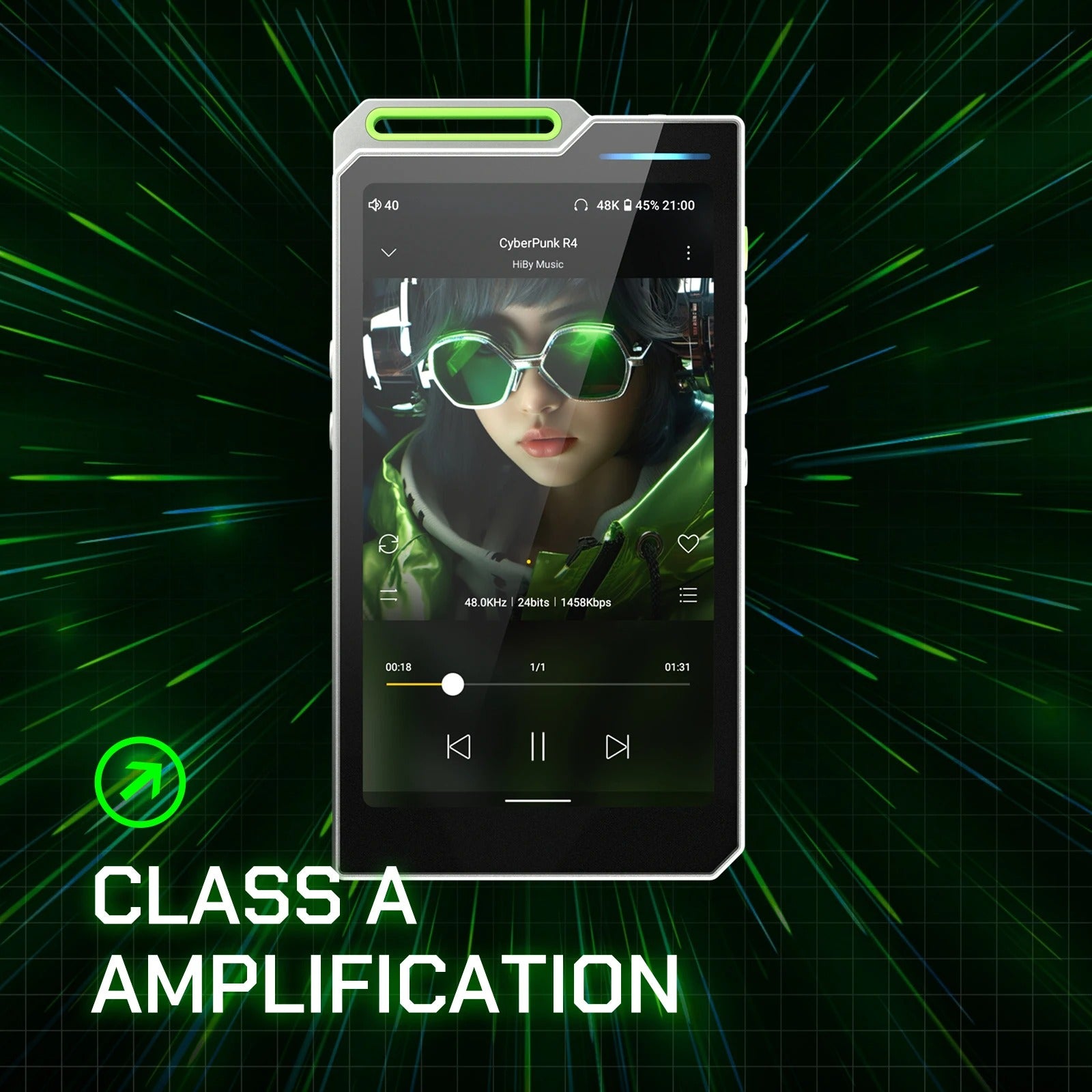 HiBy R4 Hi-Res Portable Music Player