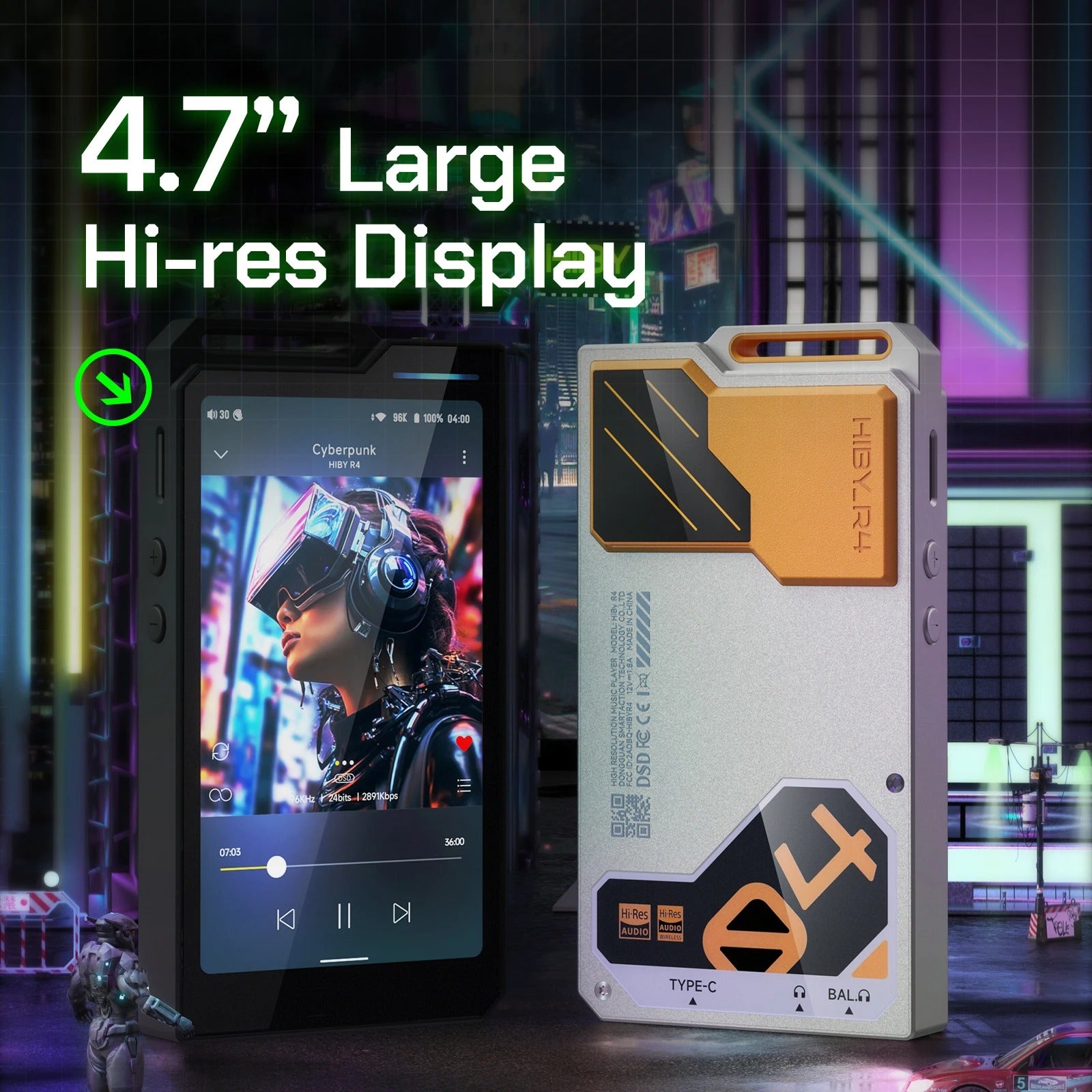 HiBy R4 Hi-Res Portable Music Player