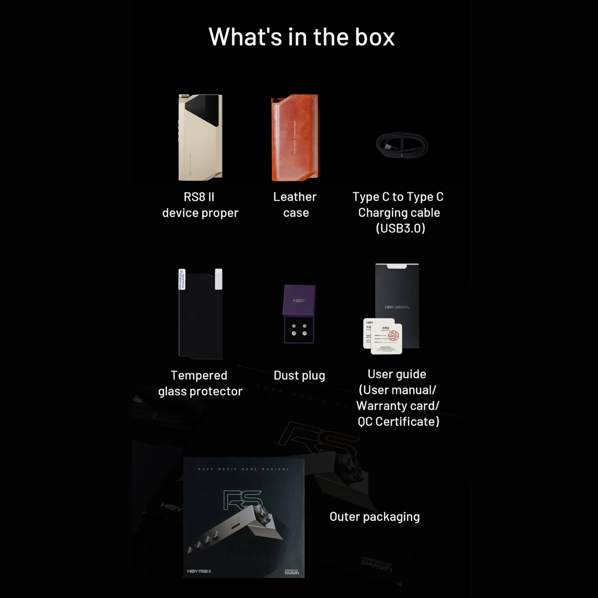 HiBy RS8 II Ultra Hi-End Android Digital Audio Player