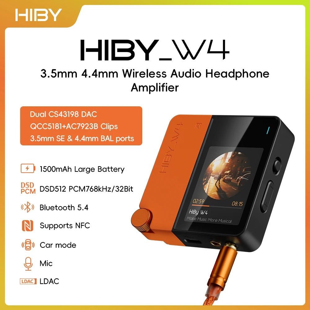 HiBy W4 Portable Hi-Res DAC & Amplifier