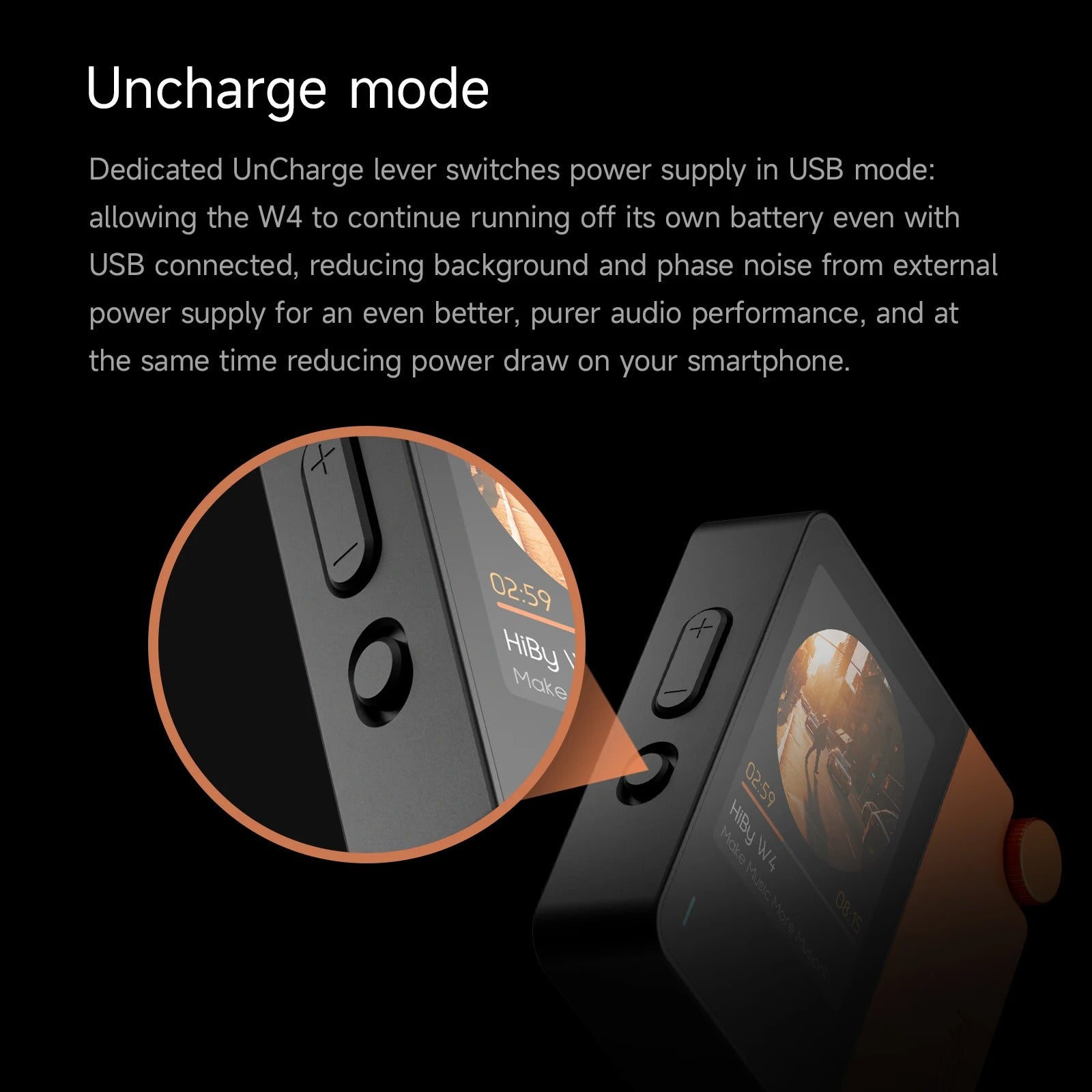 HiBy W4 Portable Hi-Res DAC & Amplifier