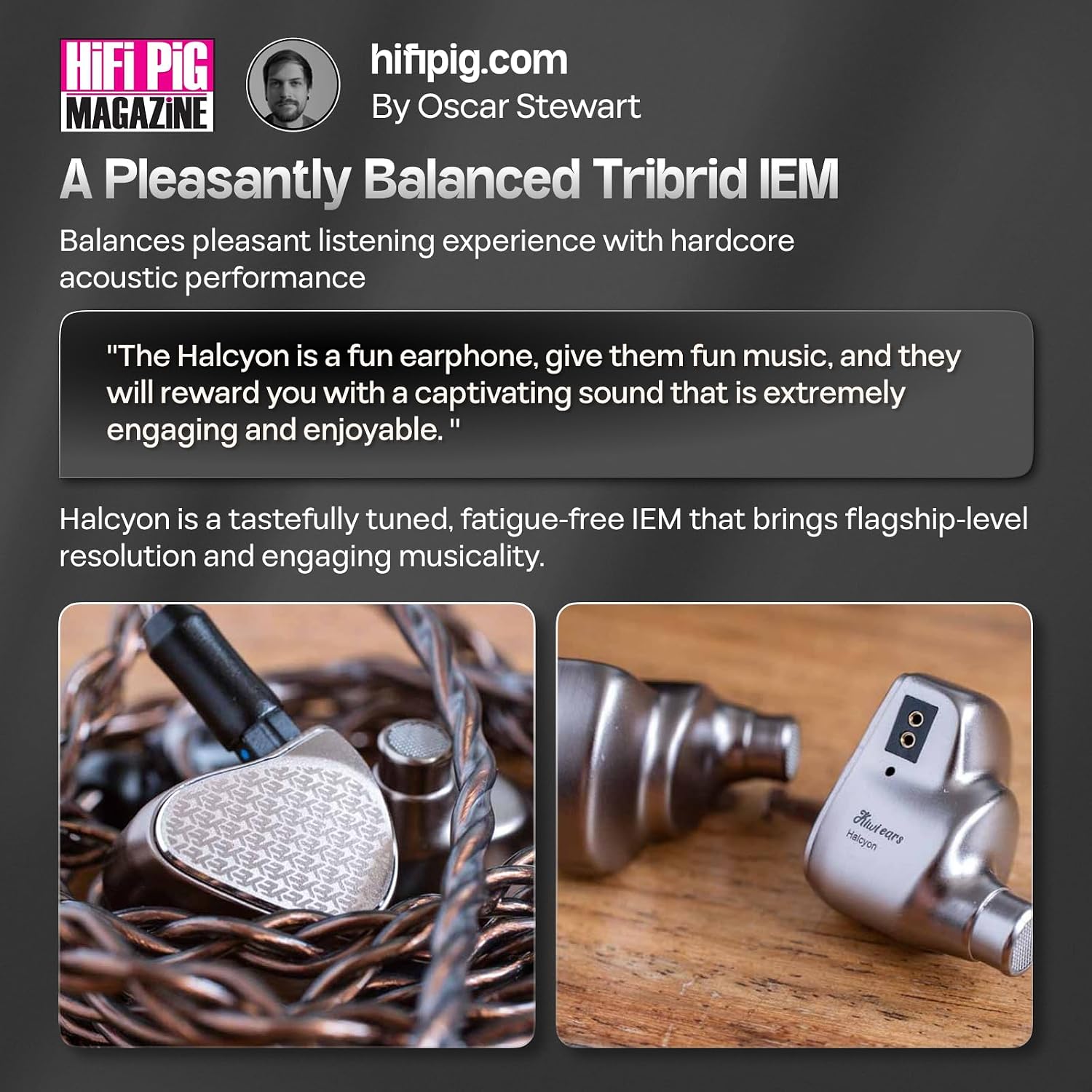 Kiwi Ears Halcyon World's First MEMS+1DD+3BA Tribrid IEM