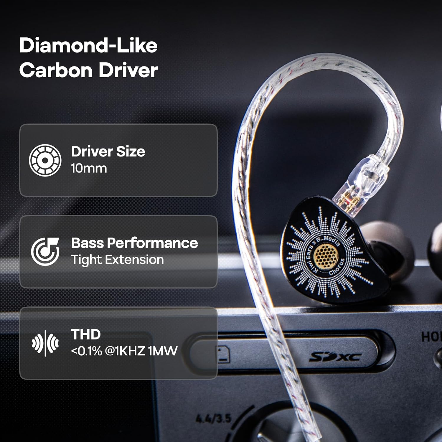 Kiwi Ears x B_Media: Chorus IEM With Mic