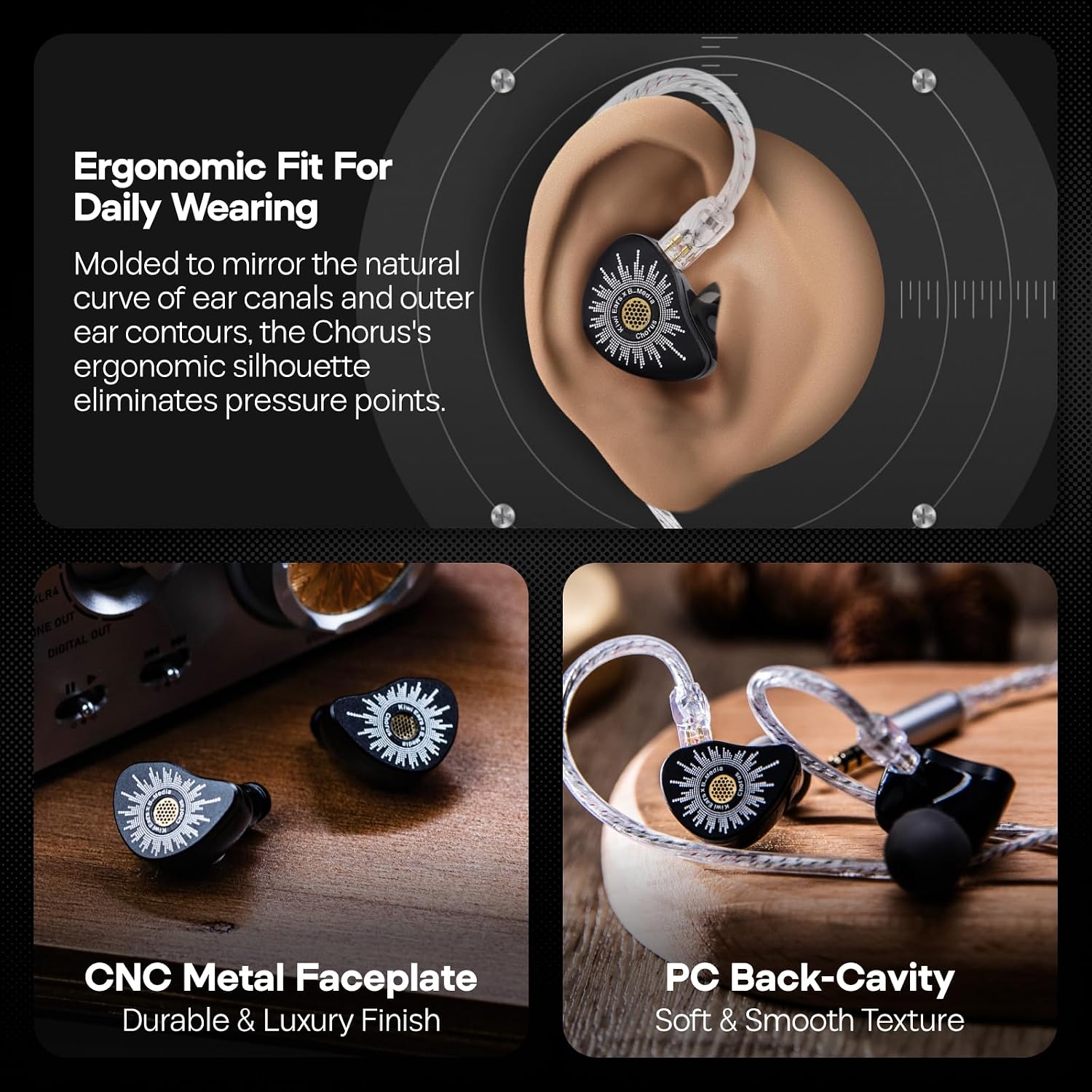 Kiwi Ears x B_Media: Chorus IEM With Mic