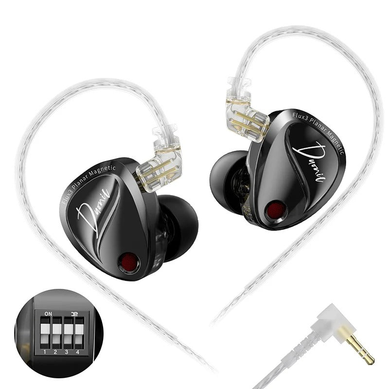 KZ Duonic Tri-Magnetic Planar Driver IEM With Mic