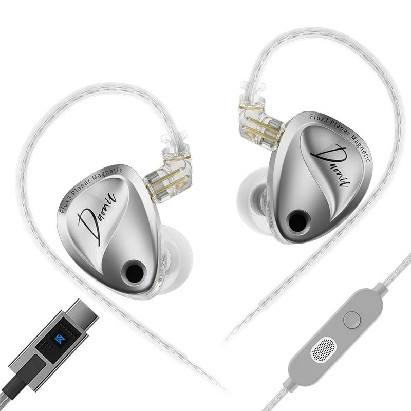 KZ Duonic Tri-Magnetic Planar Driver IEM With Mic