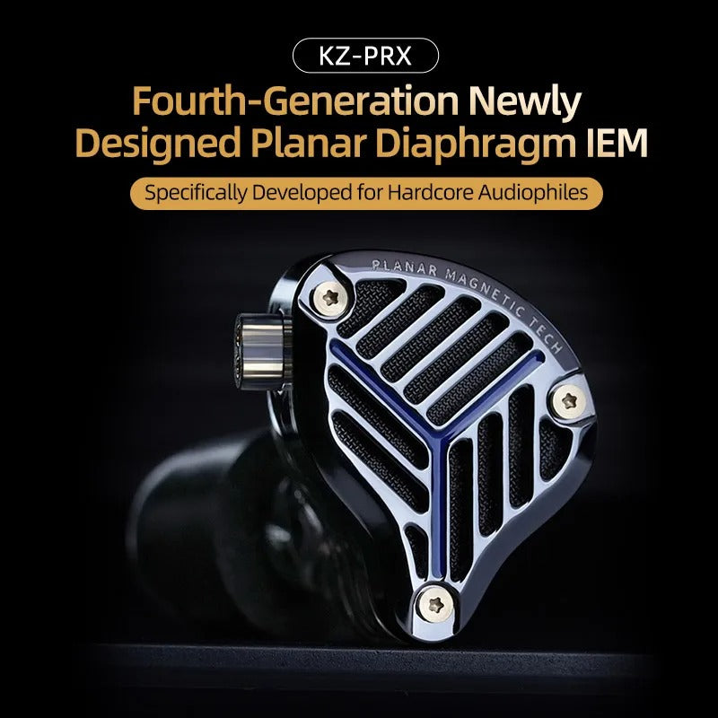 KZ PRX Planar Magnetic Driver IEM With Mic - The Audio Store