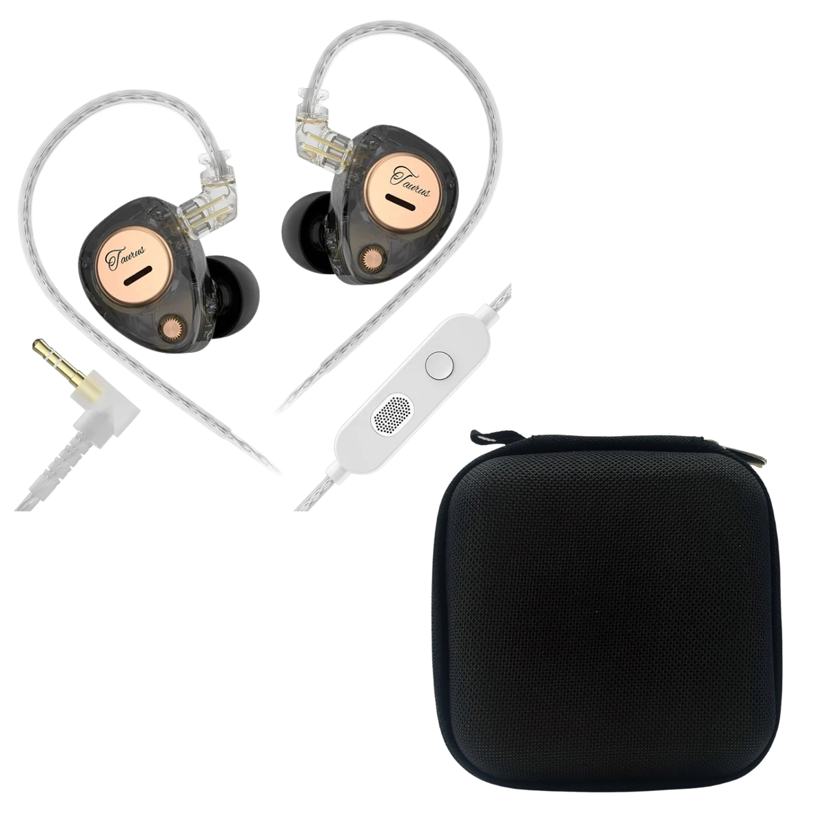 KZ Taurus IEM With Mic & EarAudio Carry Case