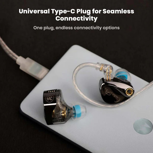 AUDIOCULAR X KZ Castor Pro X Type-C IEM With Mic