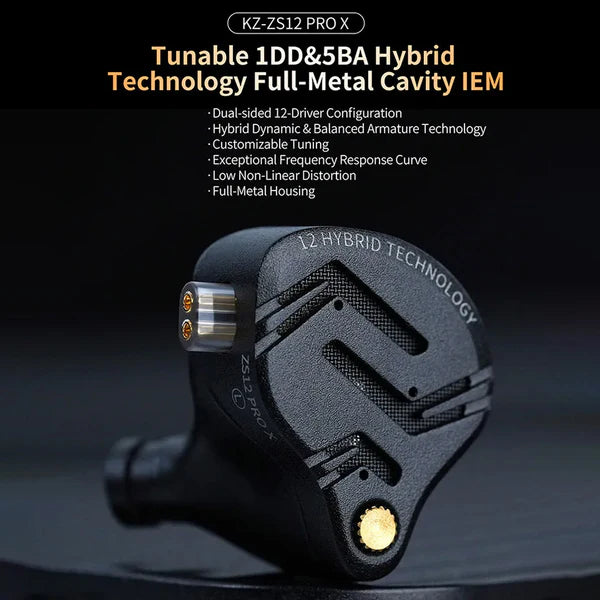 KZ ZS12 Pro 2 IEM With Mic 