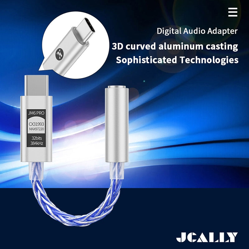 JCALLY JM6 Pro CX31993 Portable DAC Dongle