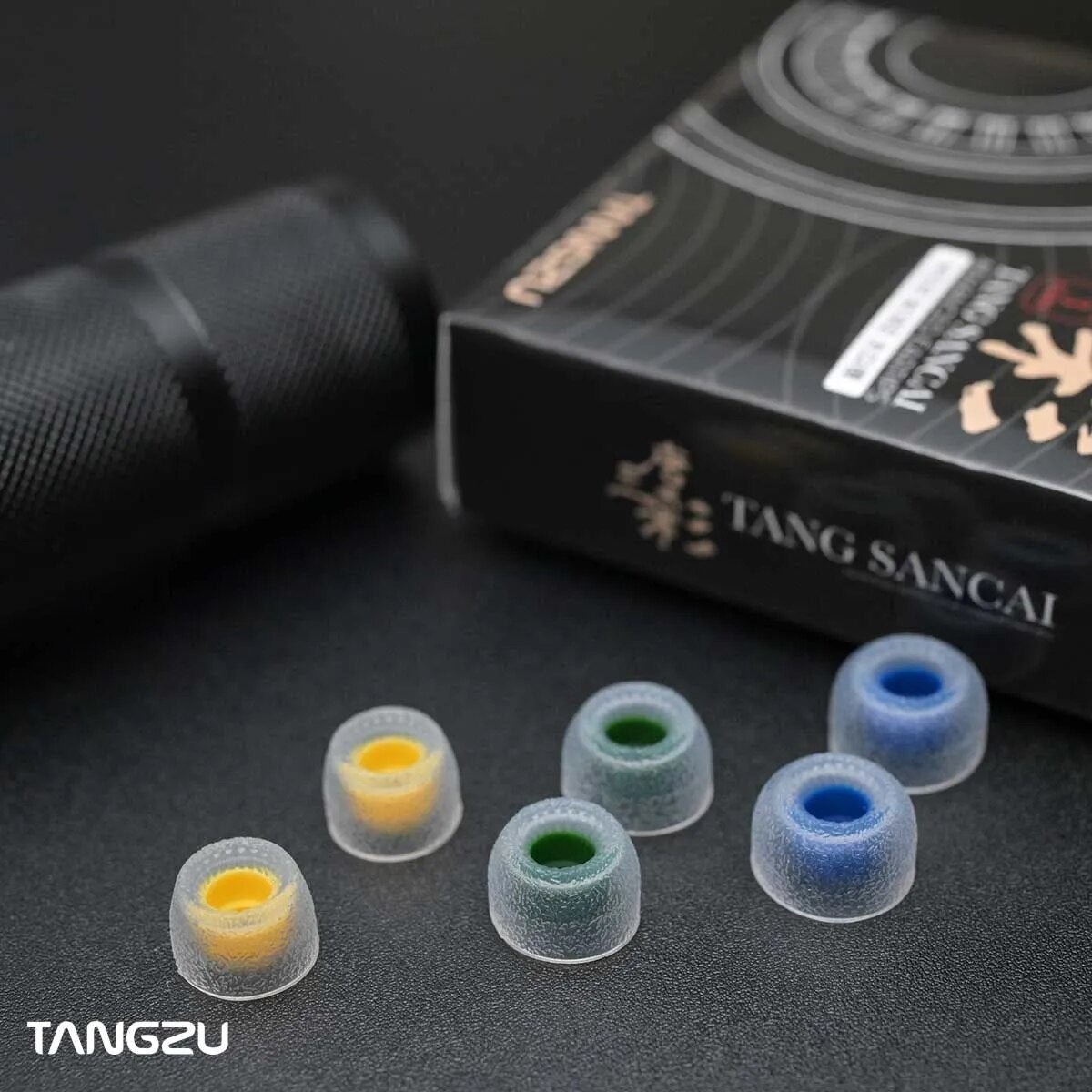 TangZu Tang Sancai Wide Bore Matte Texture Silicone Eartips