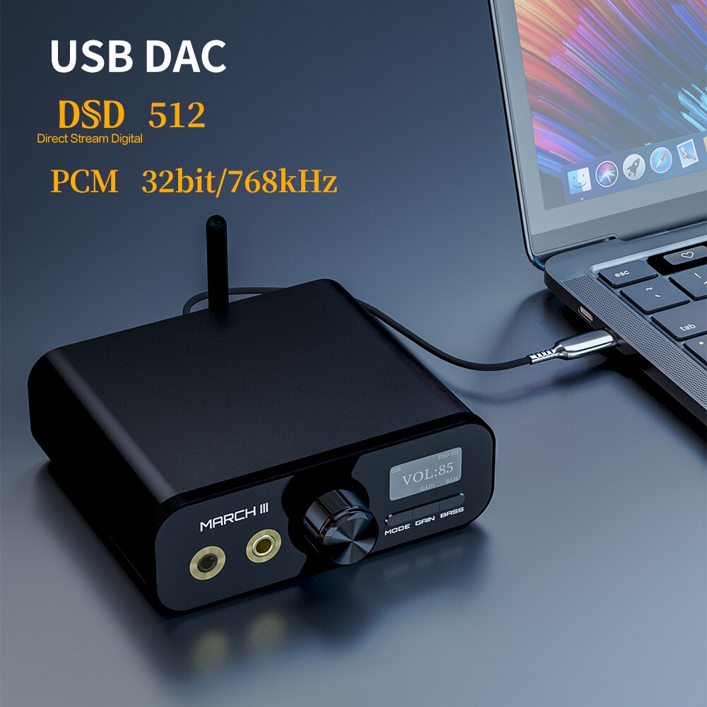 TempoTec March M3 Desktop USB & Bluetooth DAC & Amplifier (MQA Certified)
