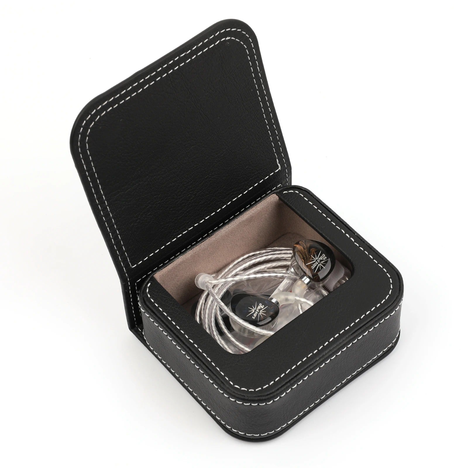 Kiwi Ears In-Ear Monitors (IEM), Earphones leather Carry Case