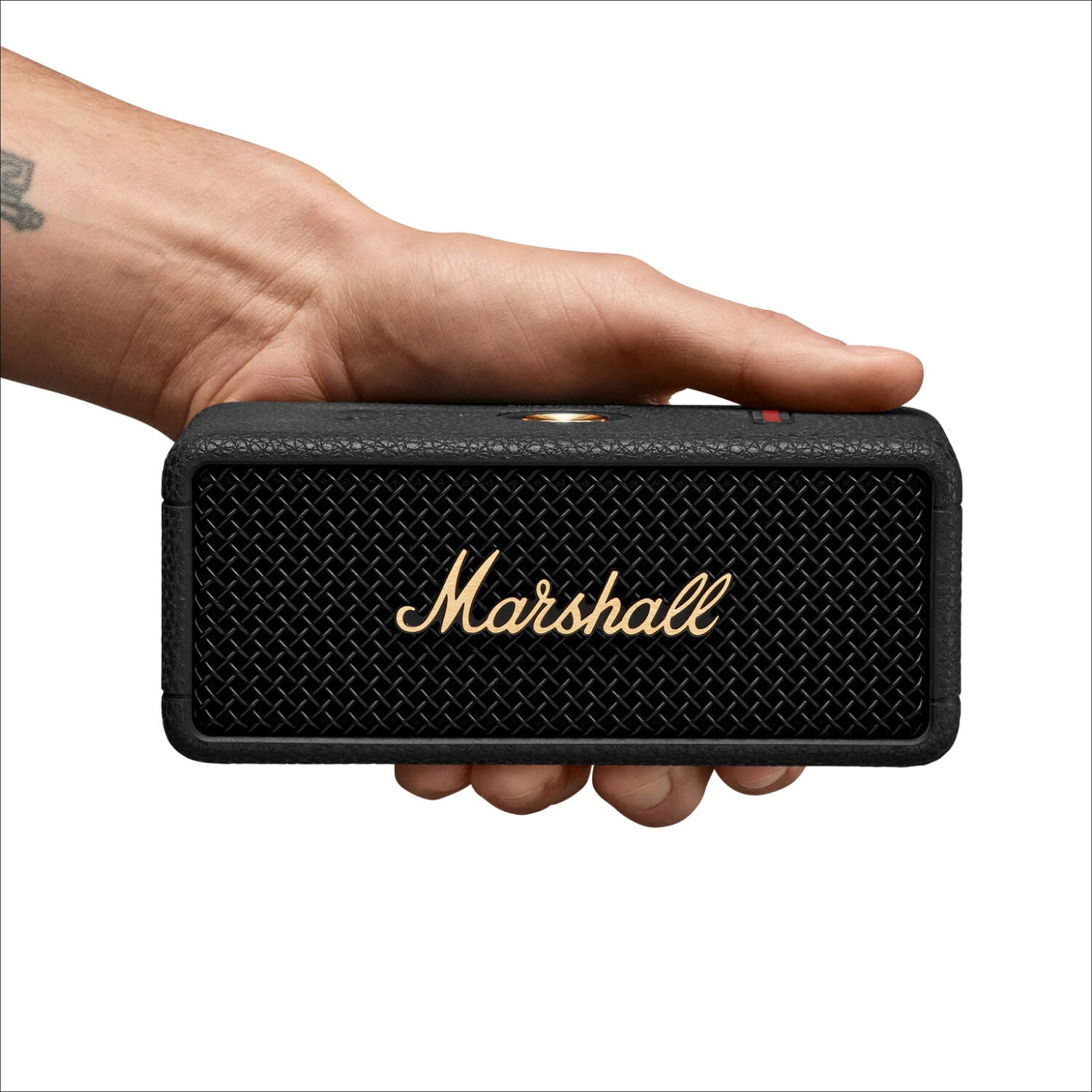 Marshall EMBERTON III Portable Bluetooth Speaker Black and Brass