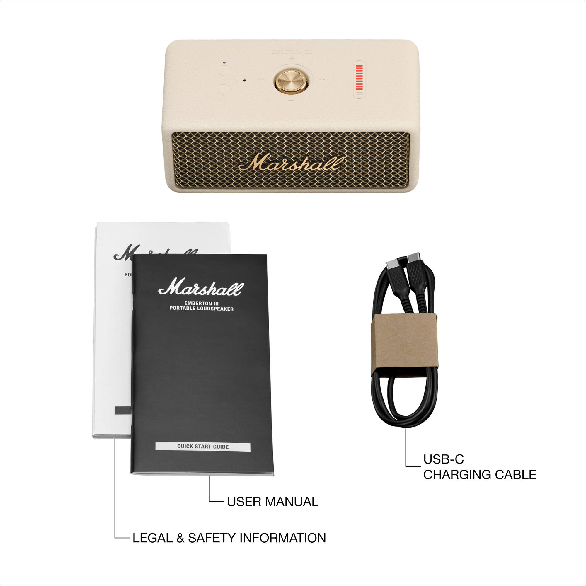 Marshall EMBERTON III Portable Bluetooth Speaker