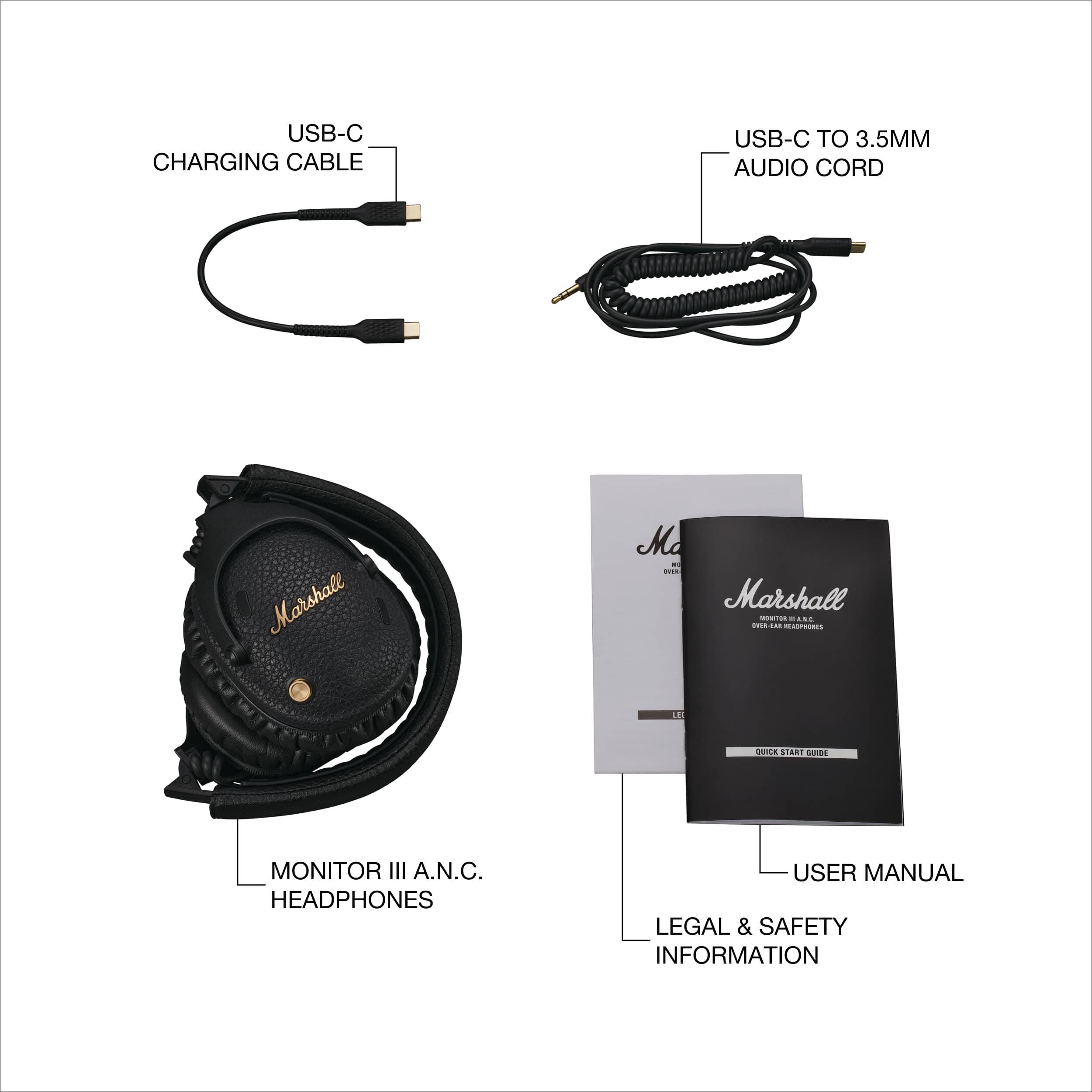Marshall MONITOR III ANC Over-Ear Wireless Headphone