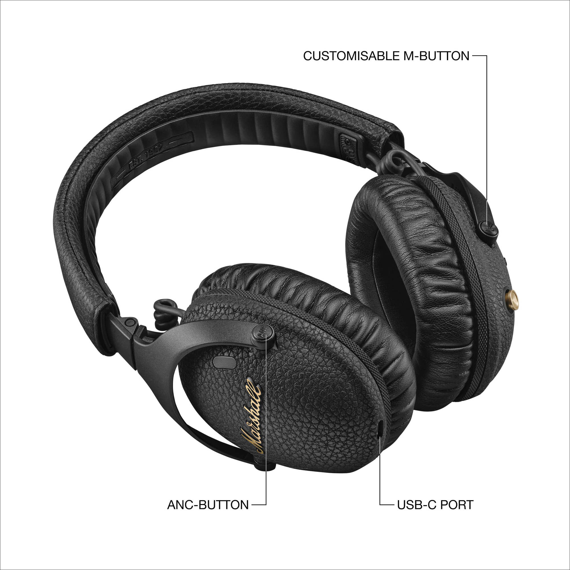 marshall monitorⅢ A.N.C Marshall MONITOR III ANC Over-Ear Wireless Headphone
