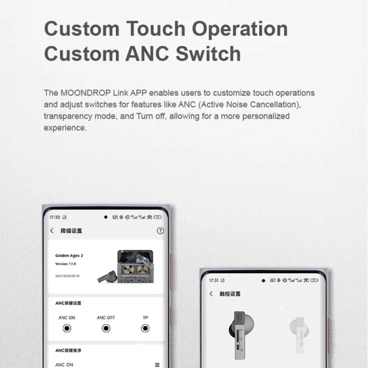 MOONDROP Golden Ages 2 Planar Driver True Wireless Earbuds