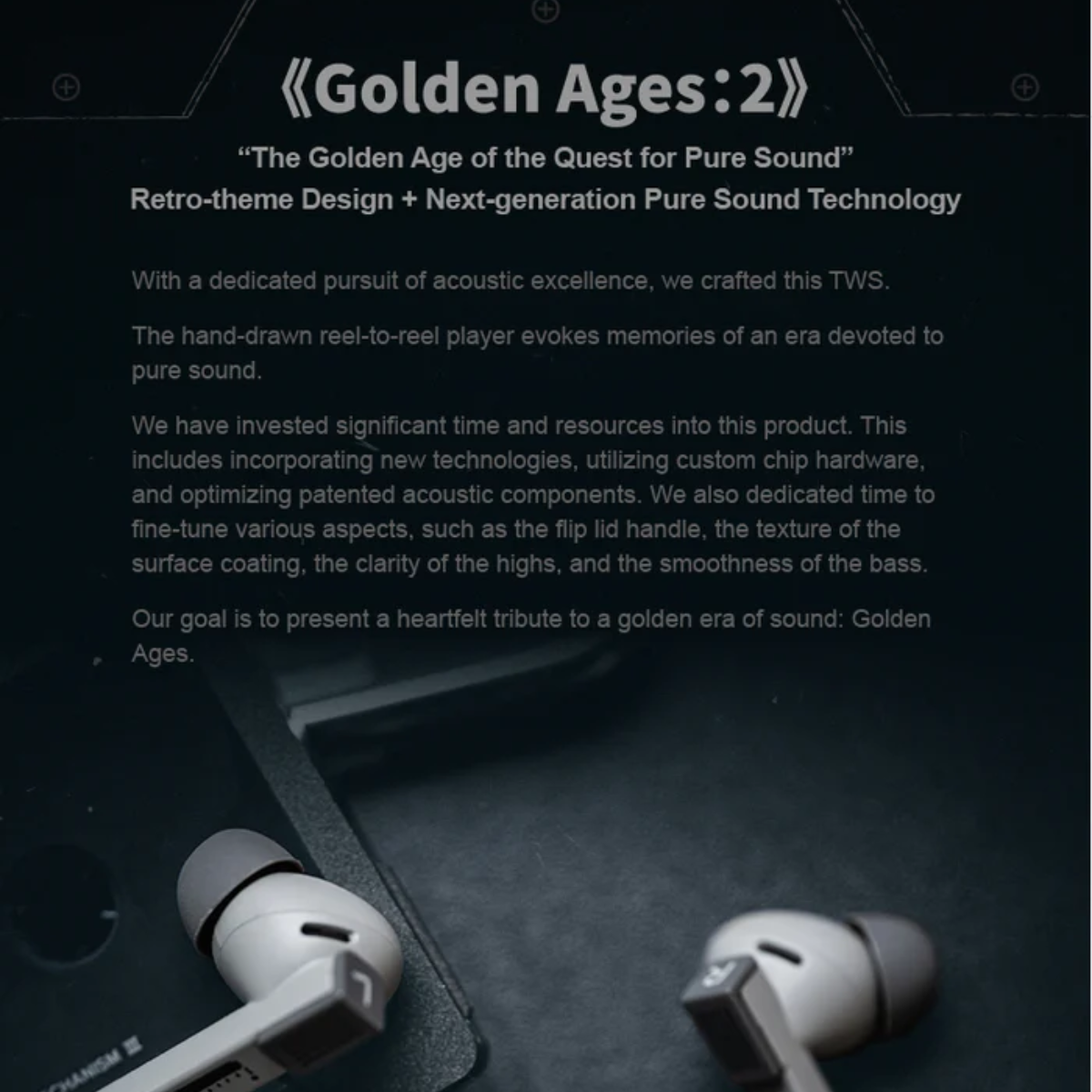 MOONDROP Golden Ages 2 Planar Driver True Wireless Earbuds