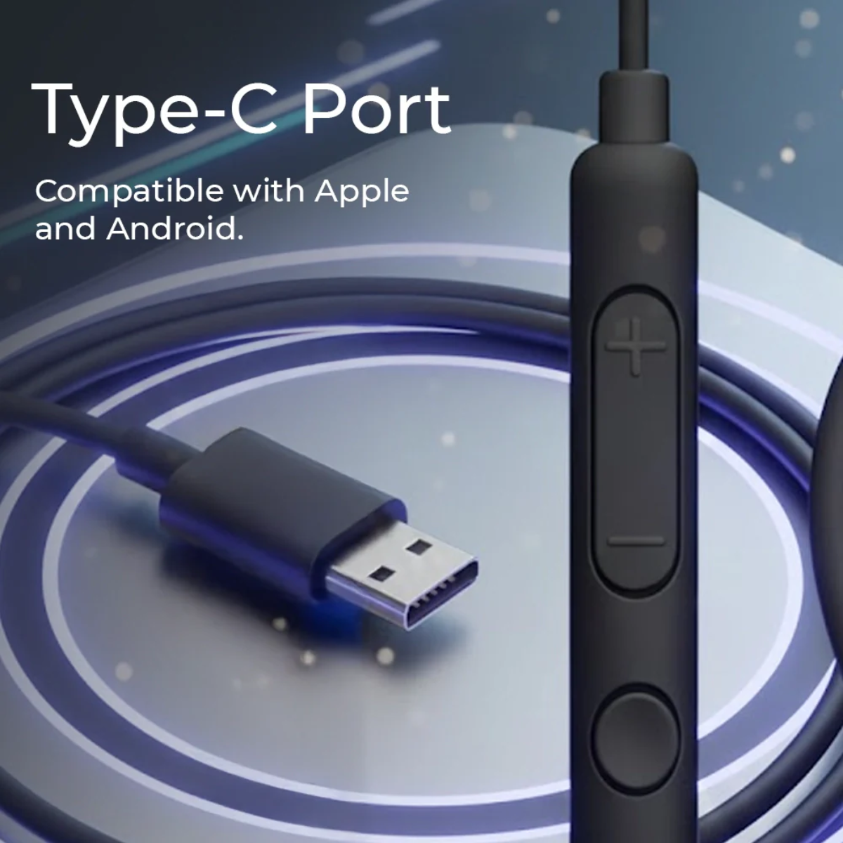 NG EarSafe OpenWire Earphones With Mic - Type-C Plug