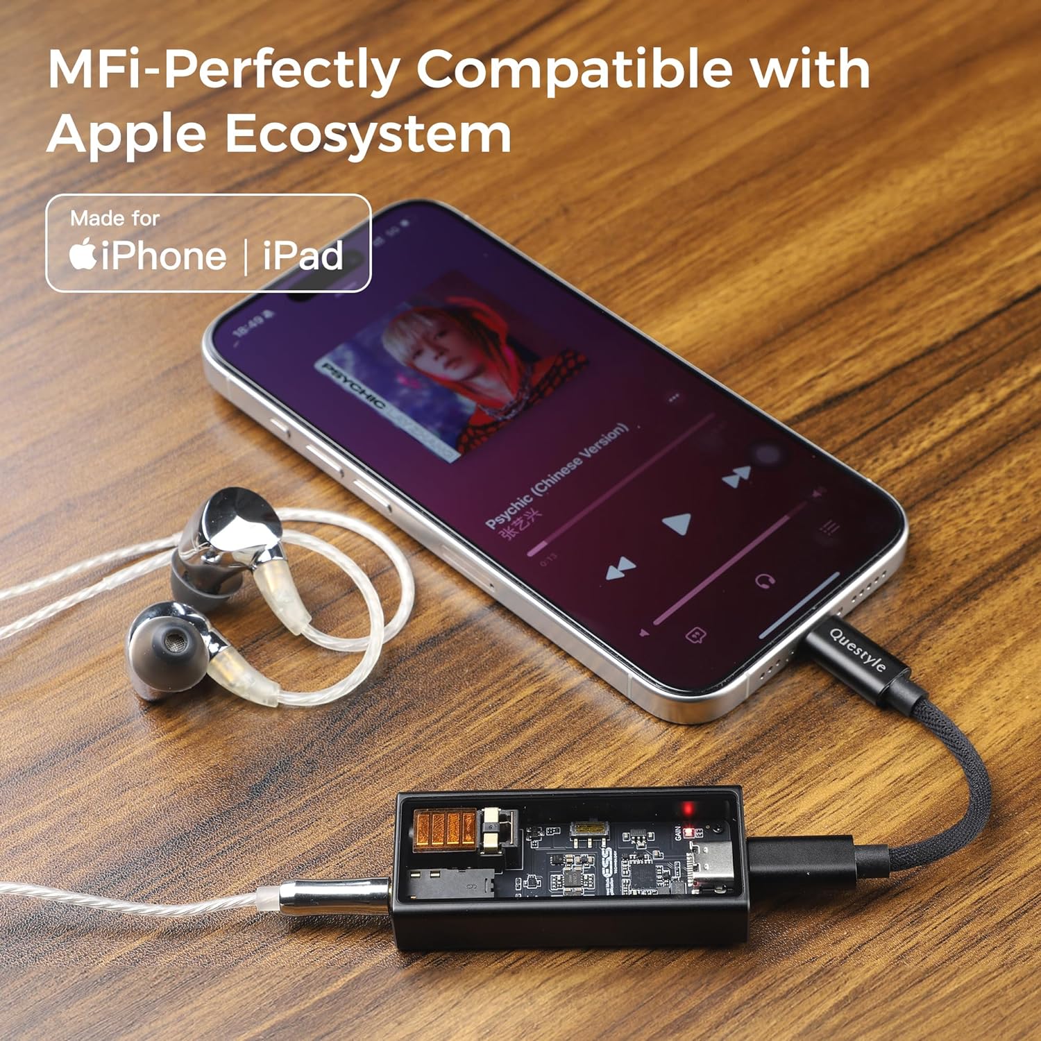 Questyle M15i Hi-Res Lossless Portable DAC & Amp - The Audio Store