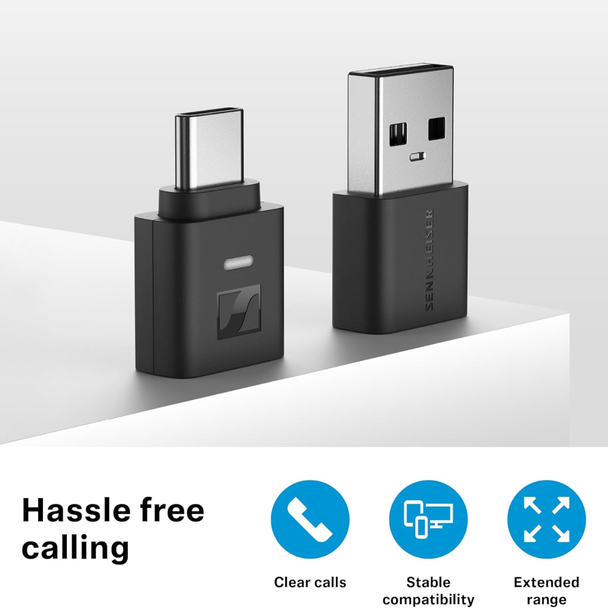 Sennheiser BTD 700 Lossless Hi-Res Bluetooth USB-A/USB-C Adapter