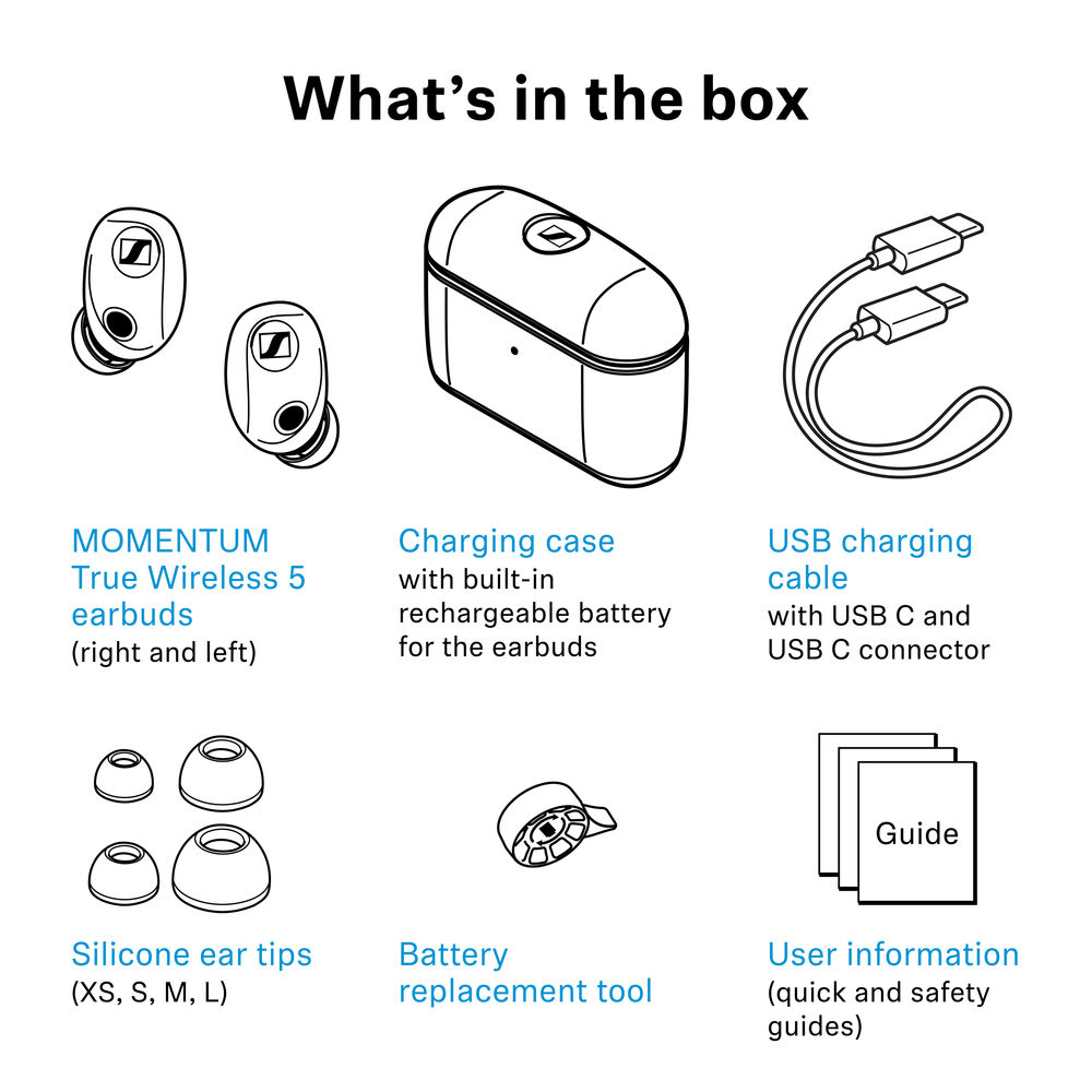 Sennheiser MOMENTUM True Wireless 5 ANC Earbuds