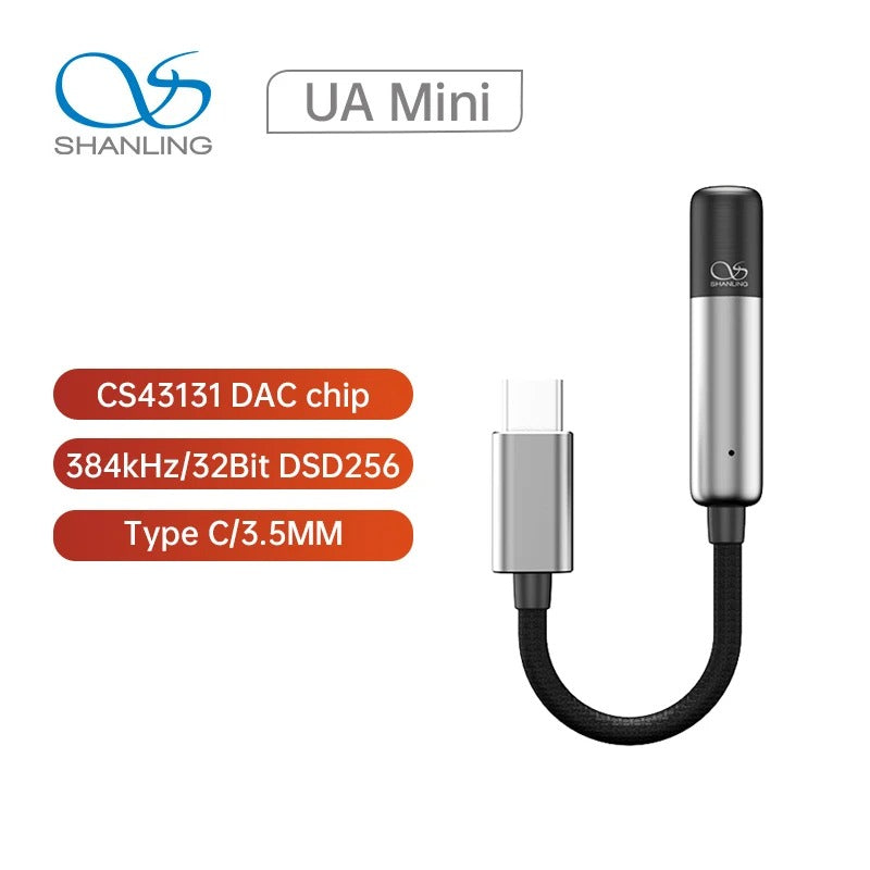 Shanling UA Mini CS43131 Portable USB DAC & AMP - The Audio Store
