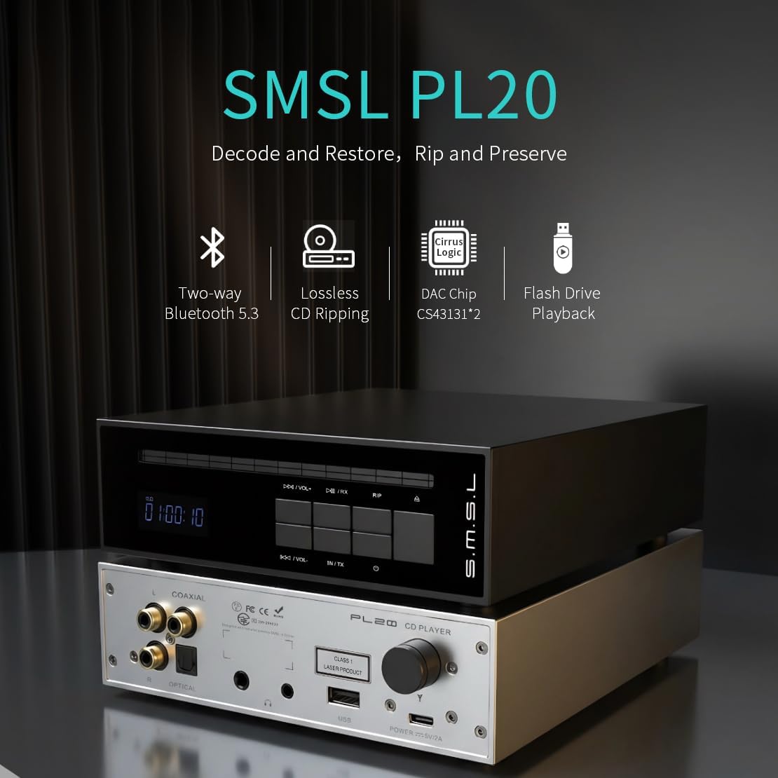 SMSL PL20 CD Player