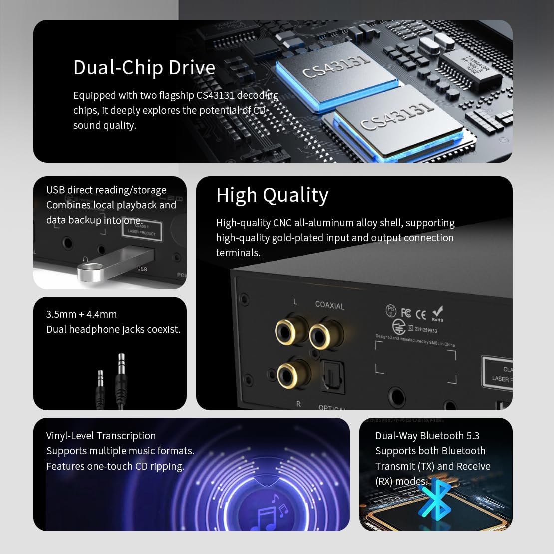 SMSL PL20 CD Player