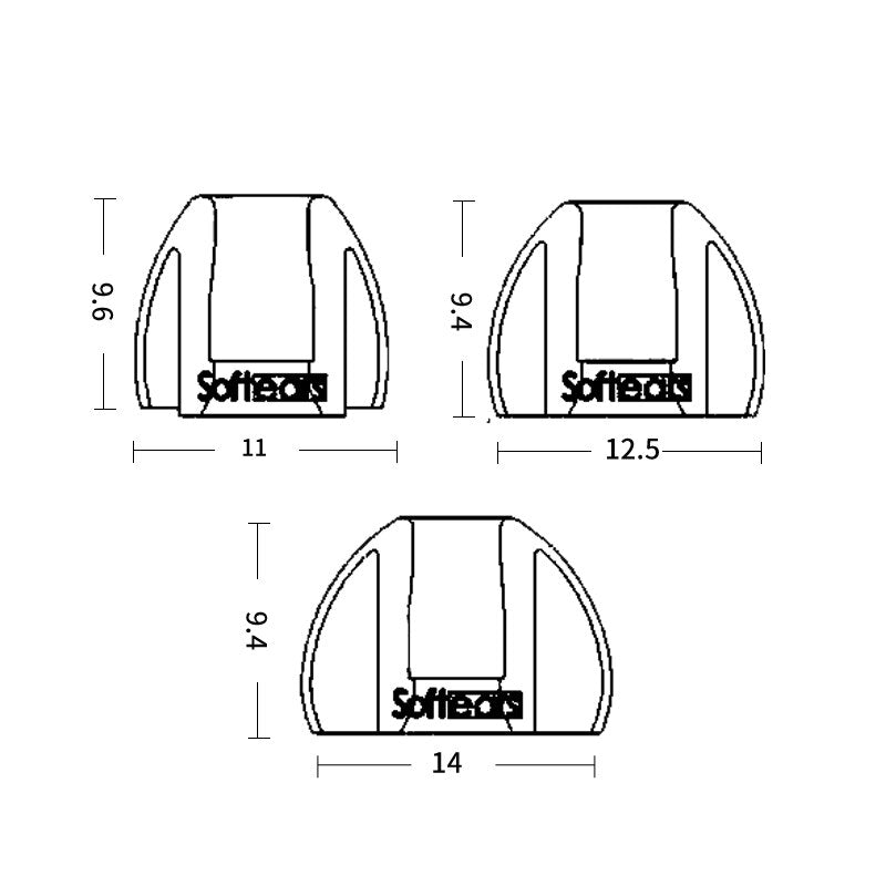 SOFTEARS UC Silicone Eartips - The Audio Store