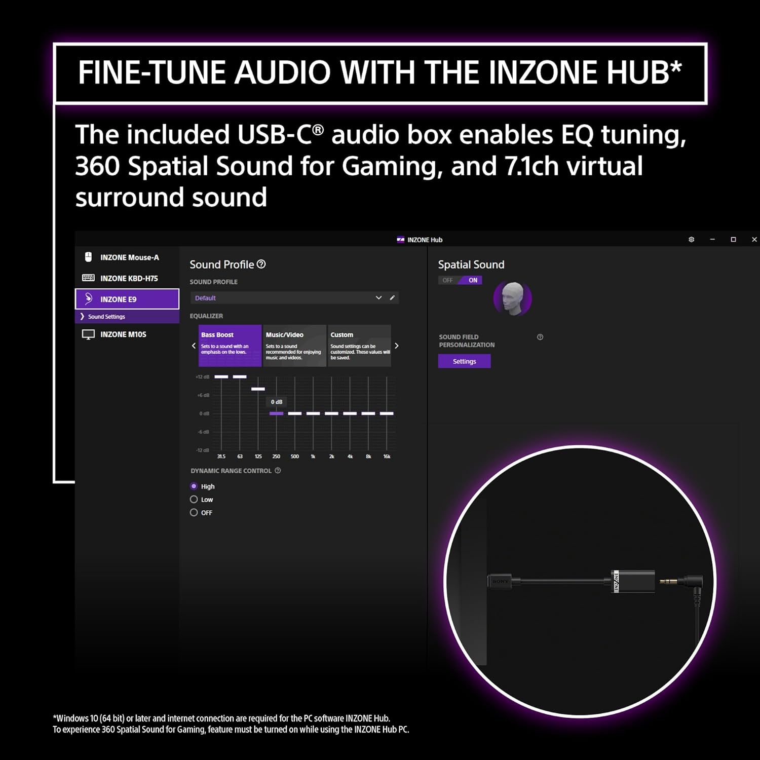 Sony INZONE E9 IER-G900 Gaming IEM