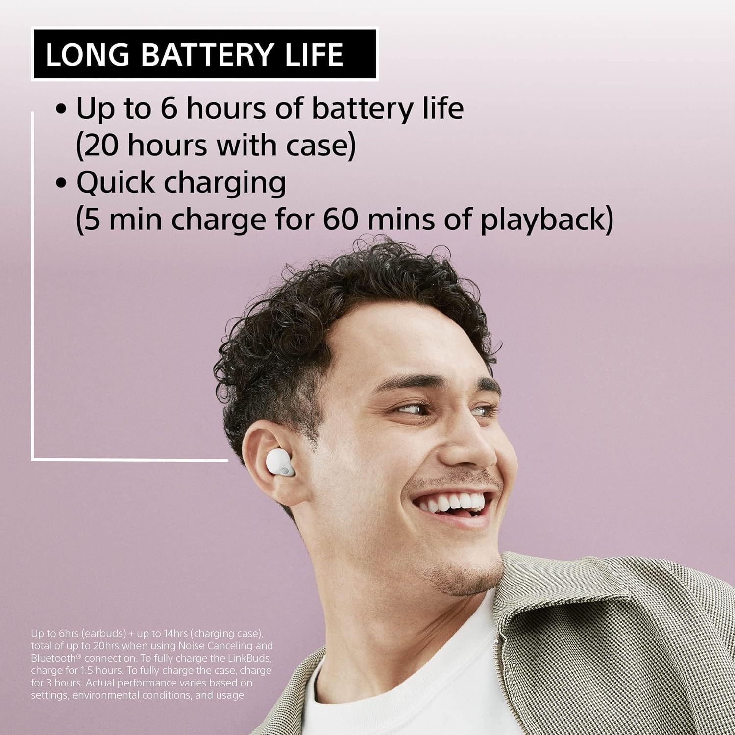 Sony LinkBuds S WF-LS900N Noise-Canceling True Wireless Earbuds - The Audio Store