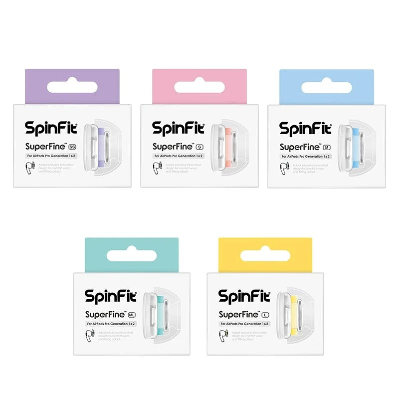 SpinFit SuperFine Eartips for AirPods Pro Gen 1 & 2 - The Audio Store