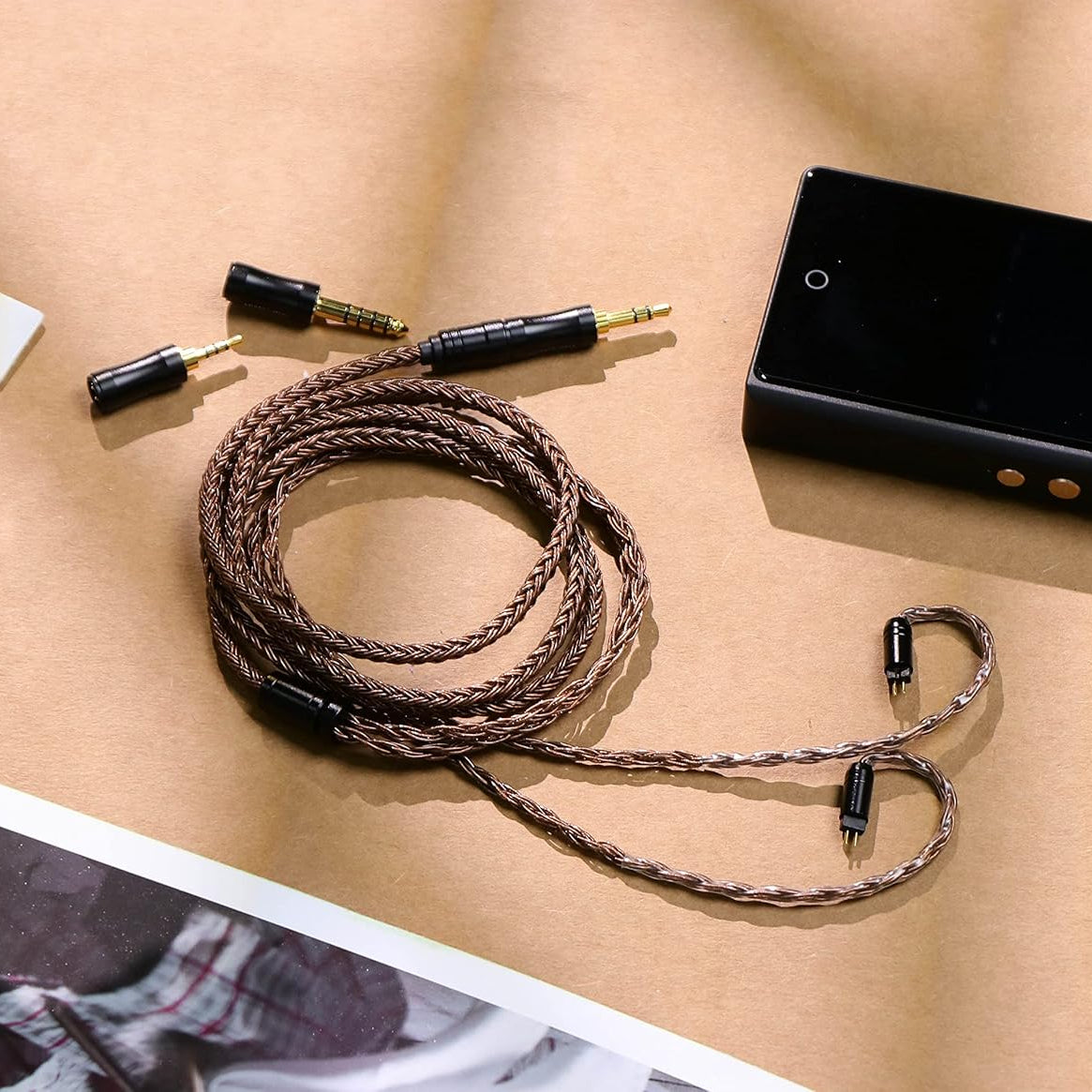 TRIPOWIN Amber Modular Upgrade Cable For IEMS