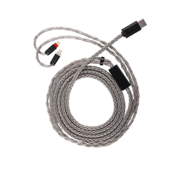 TRIPOWIN Zonie Upgrade Cable With Microphone For IEMS - Grey / Type-C / 0.78mm 2PIN - image 1