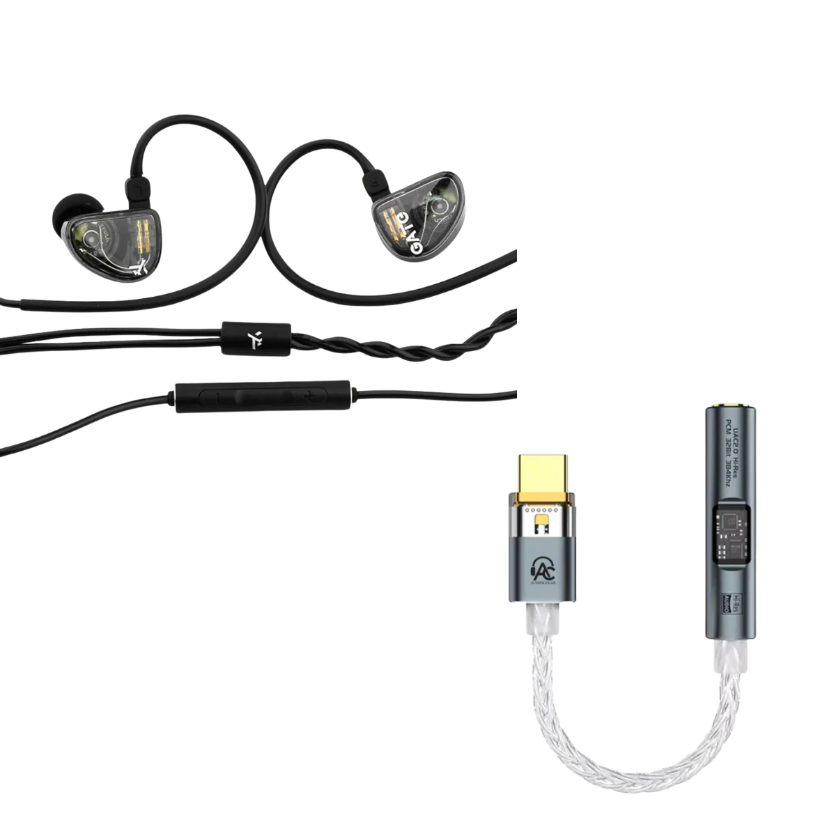 Truthear Gate IEM With Mic & Audiocular Spark DAC
