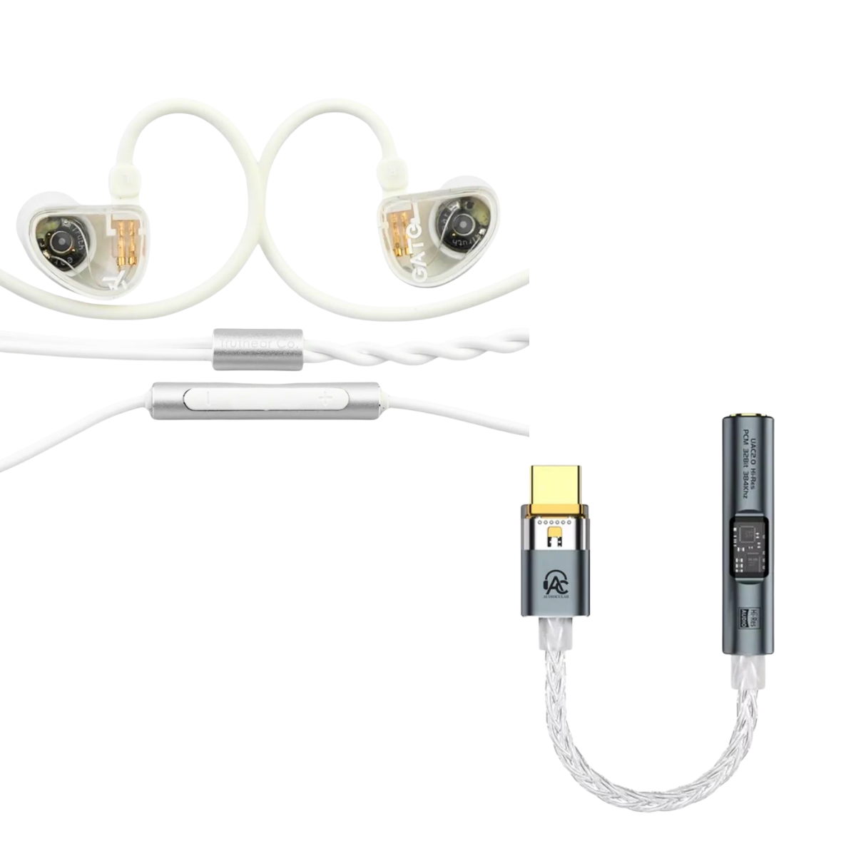 Truthear Gate IEM With Mic & Audiocular Spark DAC